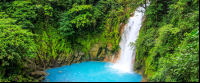 rio celeste waterfall overall 
 - Costa Rica