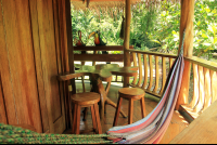 tree house lodge beach house patio 
 - Costa Rica