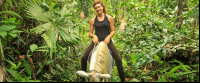 jungle beach horseback tour rainforest 
 - Costa Rica