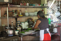        prepping plates la cocina dona ana 
  - Costa Rica