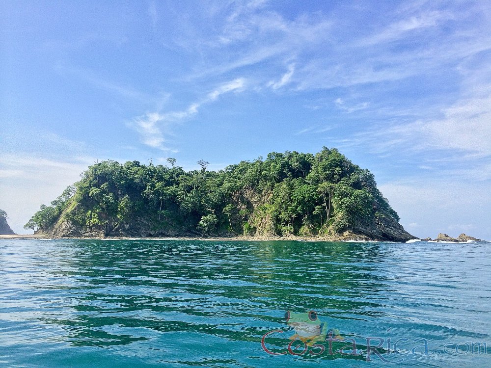 chora island viewed from a boat in june
 - Costa Rica
