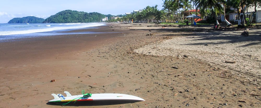 jaco surf lesson board beach 
 - Costa Rica