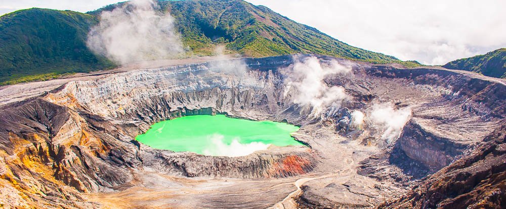 crater poas volcano  national park
 - Costa Rica