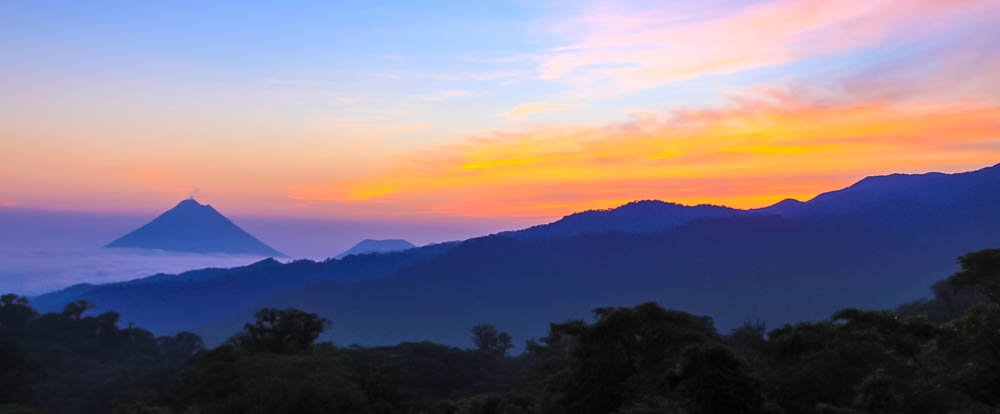 san gererardo station sunset 
 - Costa Rica